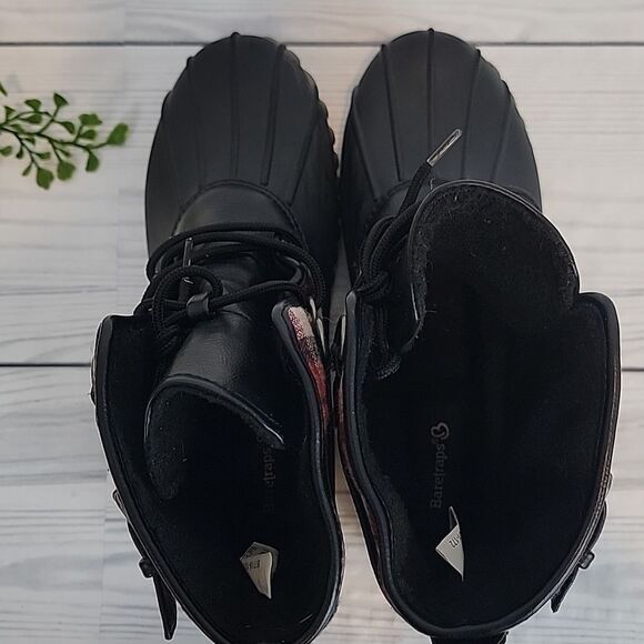 Baretraps Fahn Plaid Black Women's Boots Sherpa Lined Size 8M - Picture 5 of 9